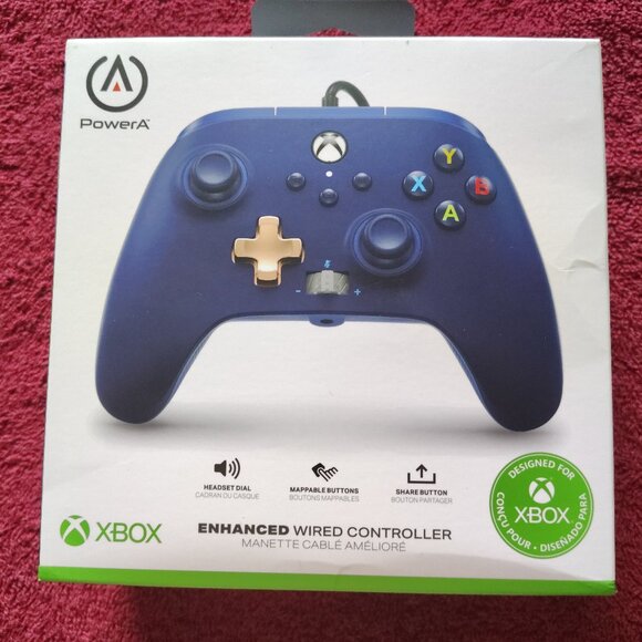PowerA Xbox controller (Midnight Blue) - Picture 1 of 1